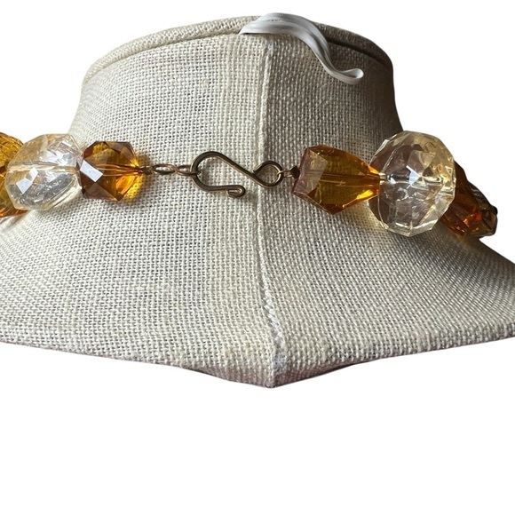 Multicolor Faceted Chunky Beaded Necklace - Picture 4 of 9